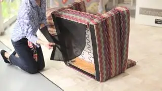 Hartley Upholstered Accent Chair Disassembly