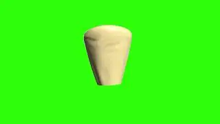 3D Sky Lantern GreenScreen