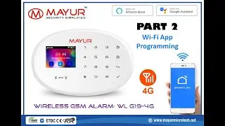 Wireless 4G GSM & Wi-Fi Alarm System | Wi-Fi App programming | Mobile App Configuration | Smart Life
