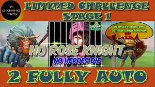 Barbarian Limited Challenge Stage 1 - Barbaric Journey (2 Auto Teams without Rose Knight) Part 5