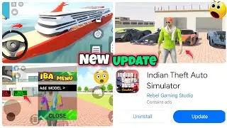 Indian Theft Auto simulator New Update + IBA Menu Add | Secret Features + Custom Car Add Cheat code 