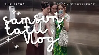 samsundan kovulmama challenge 🌊OMÜ KYK oda turu 🐚 kız kıza tatil vlog 🎐