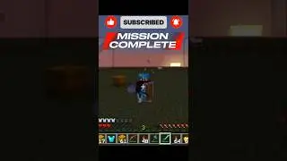 Mission completed First fight 1V1 and second 1V3 and third 1V5 #fight #minecraft #mission #shorts