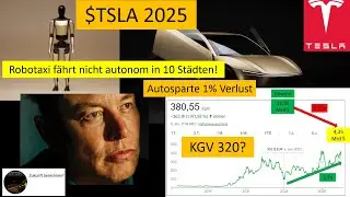 Warnung: Tesla Q4 2025 Forecast - 600 Mio $ Verlust der Autosparte in 2025