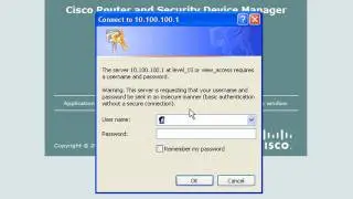 Installing Cisco Security Device Manager (SDM) Lab - Part 1