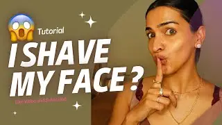 I SHAVE My Face ?! Facial Shaving Routine for Women