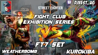 Street Fighter 6 Fight Club Exhibition Series - WeatherBomb VS Kurokiba FT7 Set