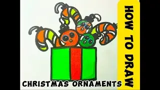 Easy Christmas Drawing Decorations for Kids | Fun Holiday Art Tutorial!