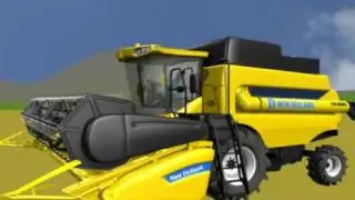 Kombajn 3D (New Hollan Cs 6050) - Softimage