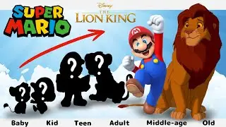 Super Mario, Lion King Growing Up Compilation Full | Cartoon Transformation
