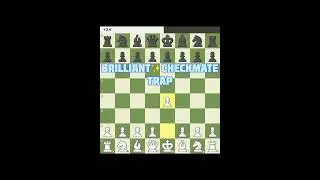 Brilliant✨Checkmate trap . For White . In 15 moves . #chess