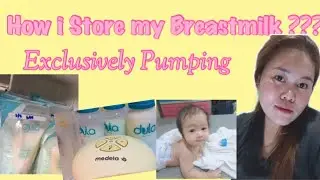 HOW I STORE MY BREASTMILK|EXCLUSIVELY PUMPING|PURE BREASTFEEDING |THE ISIBZ|MEDELA USER