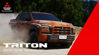 MITSUBISHI TRITON | Advanced Drive Mode Technology: Sand, Mud, and Gravel Performance