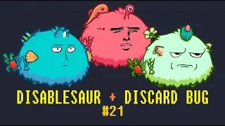 Disablesaur + Discard Bug gameplay #21 | Axie Infinity S19 (2900+mmr)