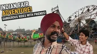 Ajj kita full Enjoy || Khatarnak Rides Enjoy Kitiya #indian #fair #village #vlog #majha #amritsar 