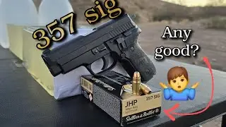 357 sig Sellier & Bellot *S&B* (124gr JHP) Ballistics Gel Test