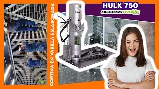 🟢 PUERTAS METALICAS ENROLLABLES EN VARILLA ESLABONADA 🚀 Puertas Enrollables Modernas  ✅  Hulk 750 🎈
