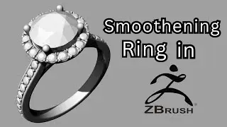 How to Smooth Hard Edges in Jewelry Using ZBrush