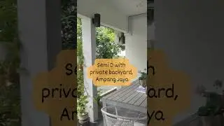 Ampang Jaya Semi D Home with Nice Living Area & Back Patio.