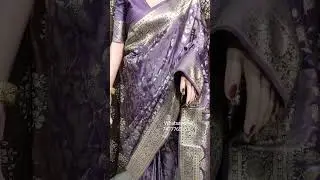 Sattin Silk Saree With BP #ytshorts #sarees #sareefashion