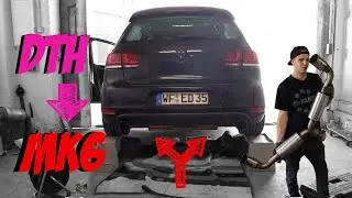 Laute Abgasanlage trotz ABE? DTH Auspuffanlage für den Golf 6 GTI