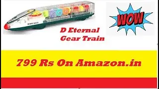 D ETERNAL Transparent Mechanical Bullet Train Review #Unboxing  #Review #toys@amazon.in #amazonindia