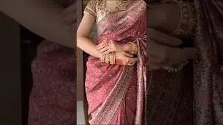 ✨&hearts;️New Trendy Party Wear Saree Design 2025 | ✨ Bridal hairstyle 😍#youtubeshorts #fashion#shorts