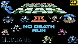 MEGA MAN 3 - No Death Run - All Bosses (PS5 4K 60FPS)  ◆ Retro Gaming ◆ Full Game
