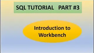 Part 5 : SQL Tutorial || Introduction to MySQL Workbench || Create and drop schemas in SQL