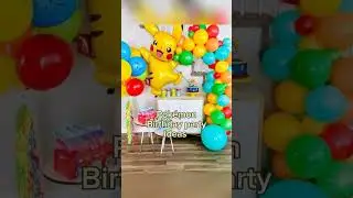 Pok&eacute;mon birthday party ideas