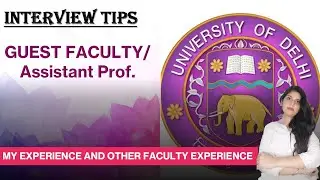 My Honest Experience as DU faculty🔥|| DU Professor Interview Questions