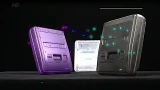 Bitfunx SFC Replacement Case Transparent Box For Super Famicom