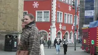 Marktkirche Halle/Saale und Markt am 23.12.2025