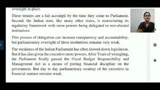 Accountability to parliament (economies of public enterprises) lecturer-11(unit-4)b.com semester 6