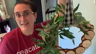 Wood Slice Wreath How To HD 1080p