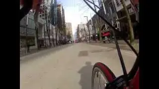 Bicycle courier trip Vancouver B.C.