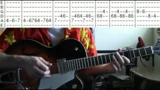 Neil Diamond Sweet Caroline Guitar Lesson Chords and TAB Tutorial