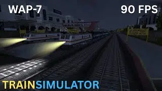 Indian Train Simulator | PC Gameplay | WAP-7 vs WAP-7| Integral Coach factory #train #trending #rail
