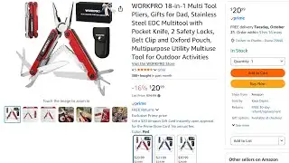 WORKPRO Multi Tool Review | Budget-Friendly Everyday Carry!
