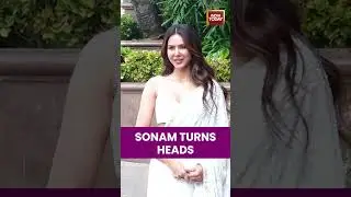 Sonam Bajwa at Border 2 Success Press Conference in a Full White Saree #sonambajwa #border2
