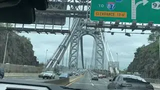 Crossing the George Washington bridge