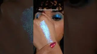 The best blue sparkle! #iridescenteyeshadow  #glittermakeup #duochrome #makeup #eyeshadow
