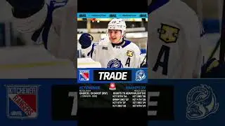 OHL Trade Alert🚨 #ohl #ohlhockey #kitchenerrangers #chl #hockey #hockeyprospects #juniorhockey