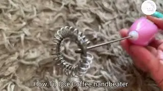 How to Use a Coffee Hand Beater at Home | Fluffy Coffee in Seconds!