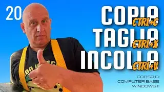 Copia  Incolla sul computer | Corso di computer base windows 11