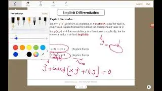 Lec 8 | Calc 6 (Implicit Diff + Diff of inverse functions) + Analytical Geometry 1 (line & circle)