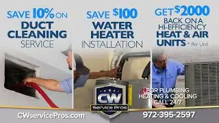 CW Service Pros 🔥 Sizzling Summer Specials in August
