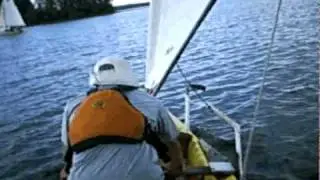 Performance sailing kayak