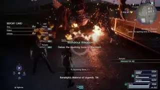 Final Fantasy XV - Level 120 Naglfar Superboss In 40 Seconds (Wondrous Weapon Hunt)