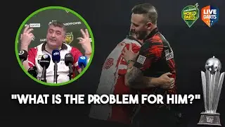 Mensur Suljovic reacts to NEEDLE with Joe Cullen + alleged gamesmanship: 